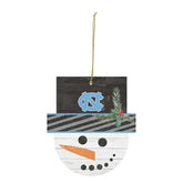 UNC Snowman Ornament